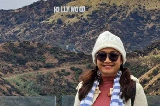 Hands planting in nature